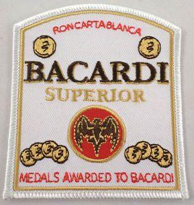 Vintage Bacardi Logo - Bacardi Superior Ron Carta Blanca Metals Awarded Vintage Uniform