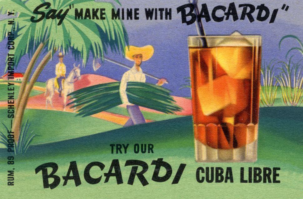 Vintage Bacardi Logo - The Rum Diaries (in pictures): Bacardi posters from 1920s to 1999 ...