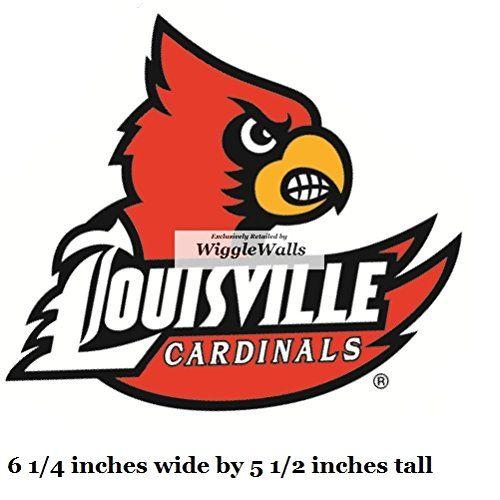 Louisville Cardinal Bird Logo - Amazon.com: 6 Inch Cardinal Bird University of Louisville Cardinals ...