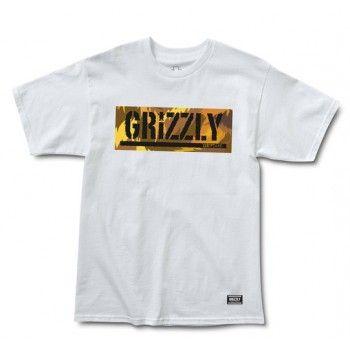 Grizzly Clothing Logo - GRIZZLY Fur Box Logo Tee. Skateboarding T Shirts