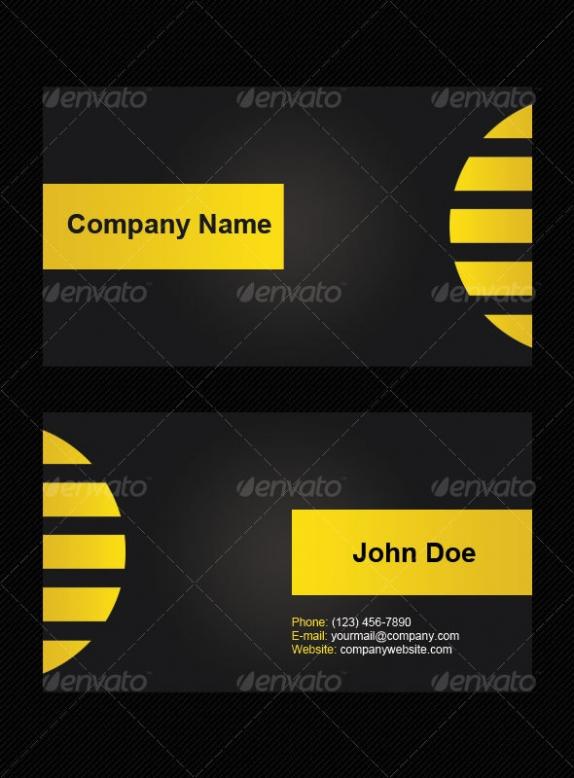 Black Yellow Company Logo - Cardview.net – Business Card & Visit Card Design Inspiration Gallery ...