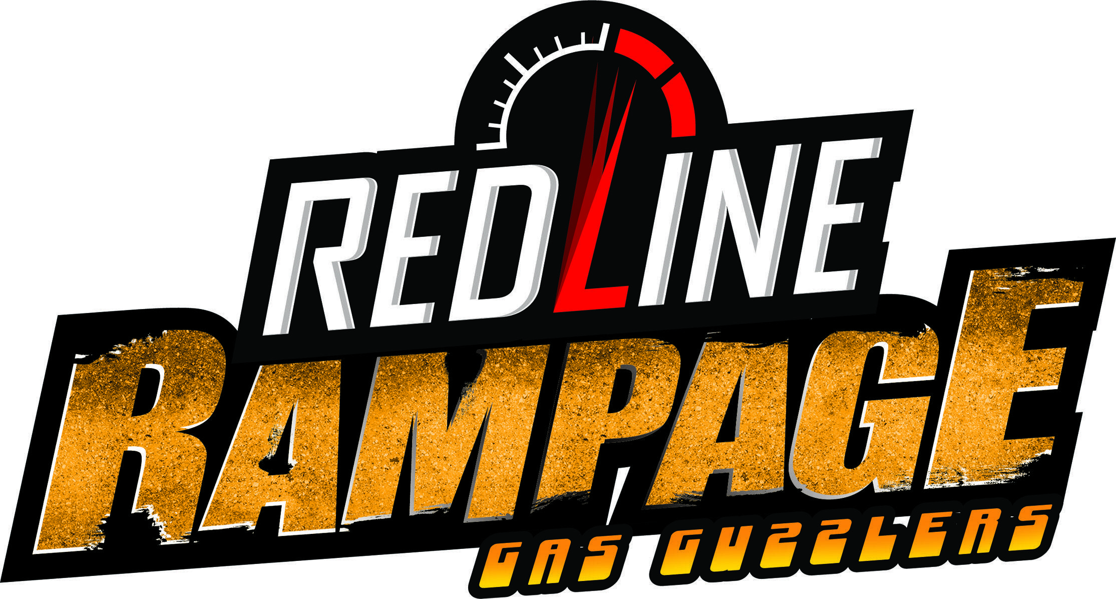 Orange and Red Line Logo - GLOBAL VR - Redline Rampage