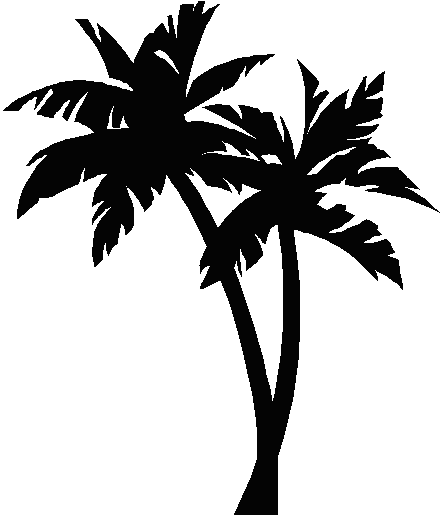Black and White Palm Tree Logo - California Palm Tree. Palm Springs 2007. Landscapes