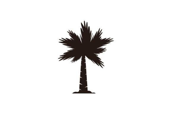 Black and White Palm Tree Logo - Palm tree logo Graphic by yahyaanasatokillah - Creative Fabrica