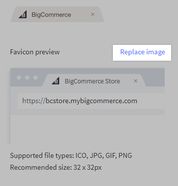 Bigcommerce Logo - Uploading a Favicon