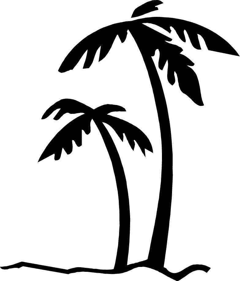 Black and White Palm Tree Logo - Free Palm Tree Logo Image, Download Free Clip Art, Free Clip Art