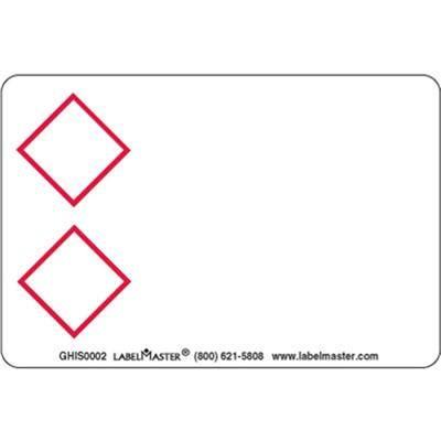 Two Red Diamonds Logo - Blank Label, 3