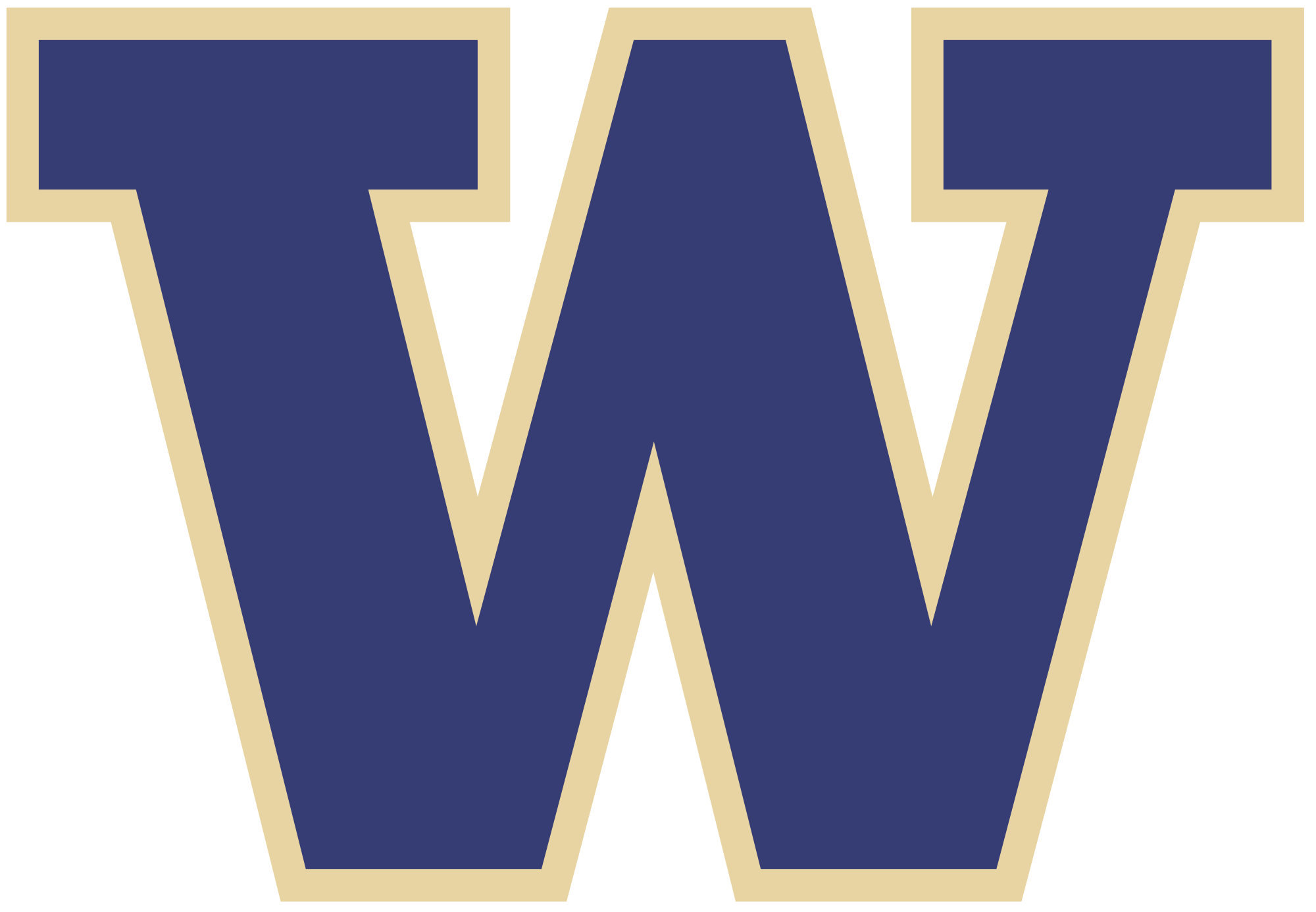 WA Huskies Logo - Washington Huskies logo.svg