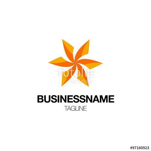 Fire Flower Logo - fire flower logo template