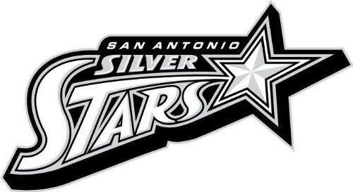 Stars Logo - San Antonio Silver Stars WNBA Basketball Car Bumper Sticker Decal 5