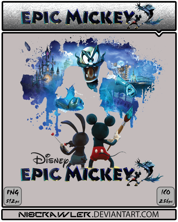 Epic Mickey 2 Logo - Epic Mickey 2 Icon by Ni8crawler on DeviantArt