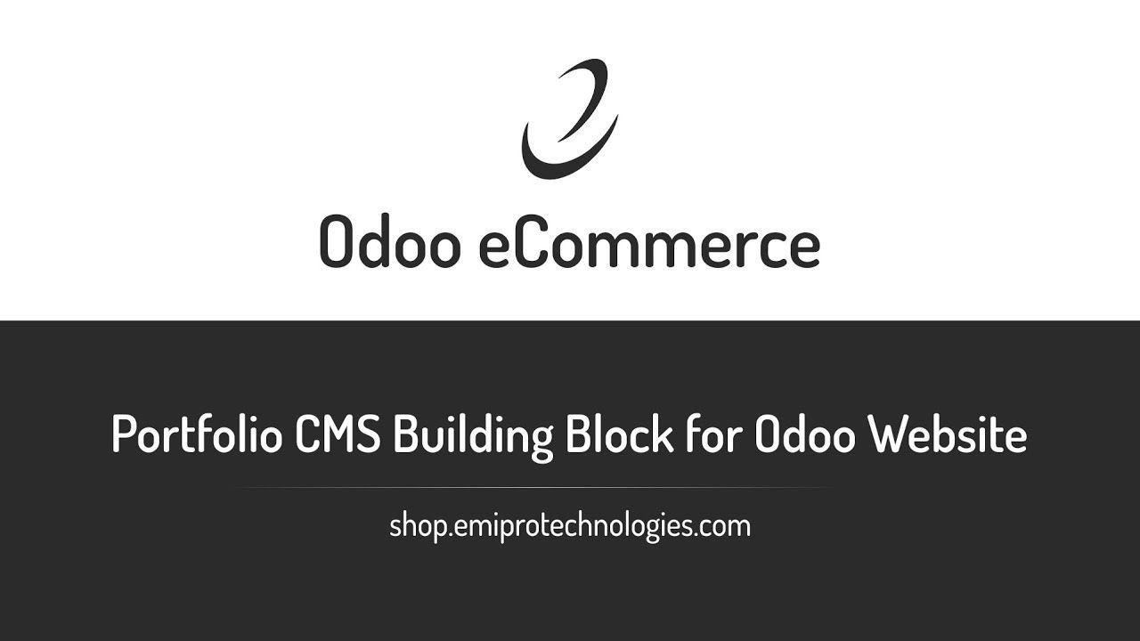 Odoo Logo - Portfolio CMS Building Block for Odoo Website - YouTube