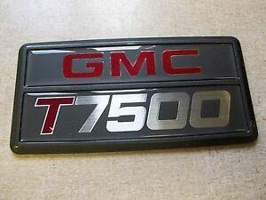 New GMC Logo - NEW GMC T7500 Emblem Body Logo Decal *FREE SHIPPING* | eBay