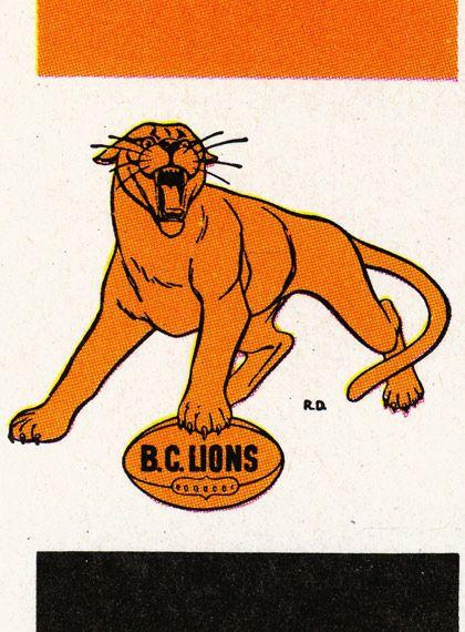 BC Lions Logo - 1967 BC Lions logo | Vancouver Is Awesome