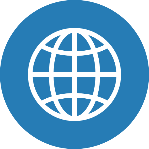 International Globe Logo - Circle, global, globe, international, language, travel, world icon