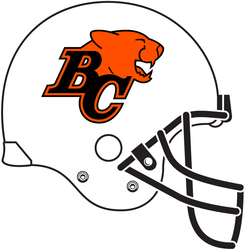 BC Lions Logo - BC Lions Helmet - Canadian Football League (CFL) - Chris Creamer's ...