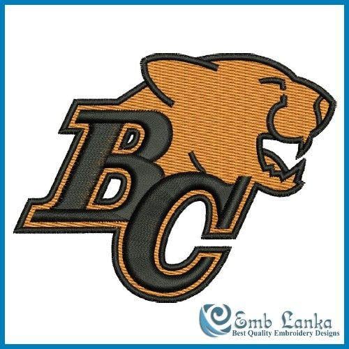 BC Lions Logo - BC Lions Logo Embroidery Design | Emblanka.com
