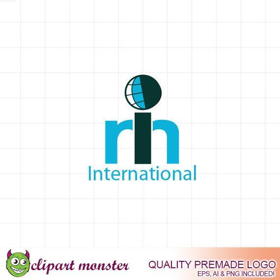 International Globe Logo - International Globe Logo Premade International by ClipartMonster ...