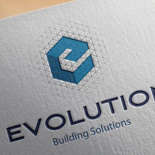 English Construction Logo - Evolution (Building Solutions) Modern Logo for English