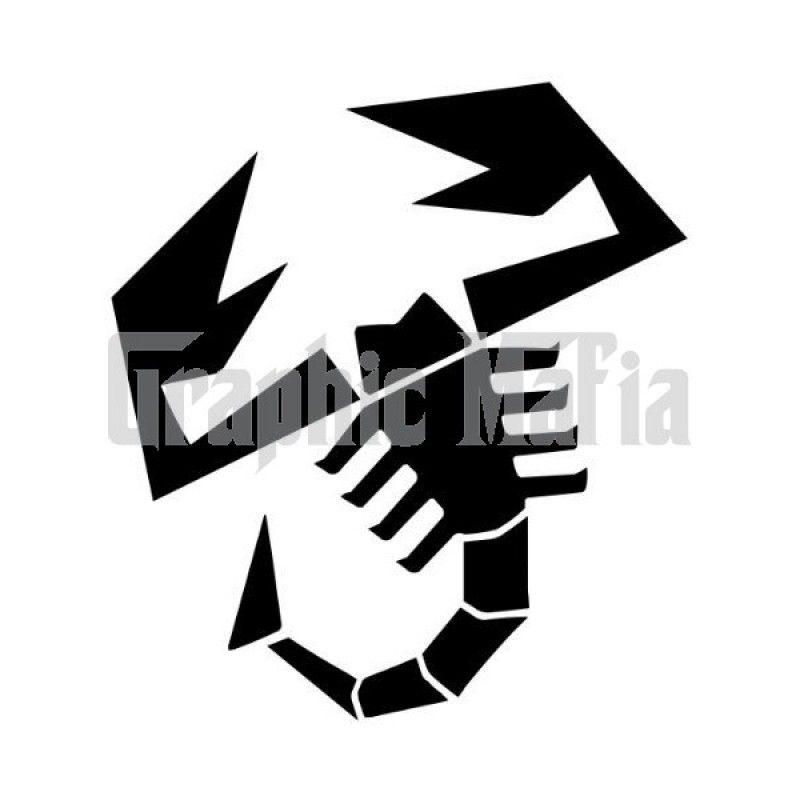 Abarth Scorpion Logo - Fiat Abarth Scorpion Sticker Graphic