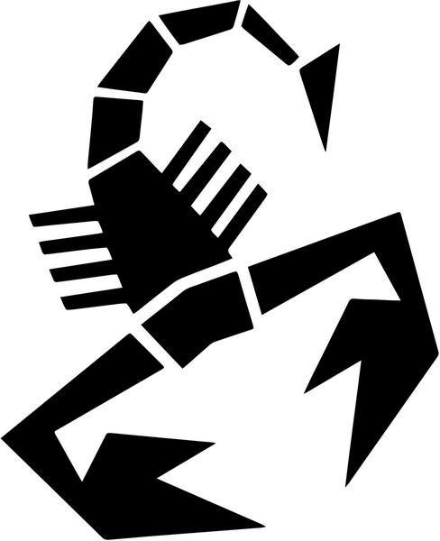 Abarth Scorpion Logo - Fiat Abarth Scorpion Vinyl Decal Sticker