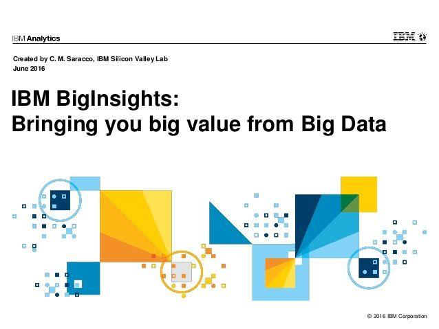 IBM Hadoop Logo - Big Data: Introducing BigInsights, IBM's Hadoop And Spark Based Anal