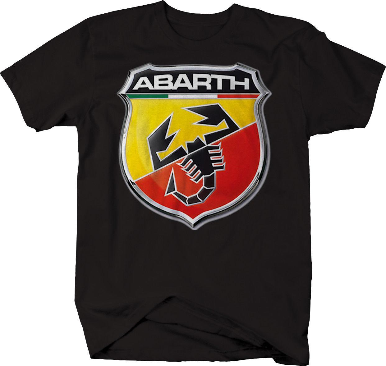 Abarth Scorpion Logo - Abarth Scorpion Shield Racing Logo Tshirt Quality T Shirts T Shirt