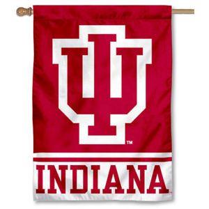 Indiana University Hoosiers Logo - Details about Indiana University Hoosiers 28 x 40 Double Sided House Flag