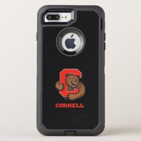 Cornell C Logo - Cornell University | Bear Mascot C Logo OtterBox Defender iPhone 8 ...