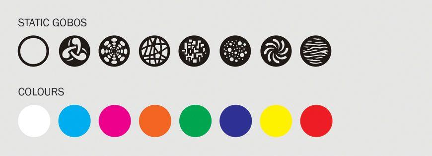 Spot Color Wheel Logo - Equinox Fusion Spot XP Gobo/Colour Wheel | Prolight Concepts