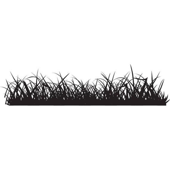 Black Grass Logo - Detailed Grass 1 Blades Sod Garden Nature Lawn Landscape | Etsy