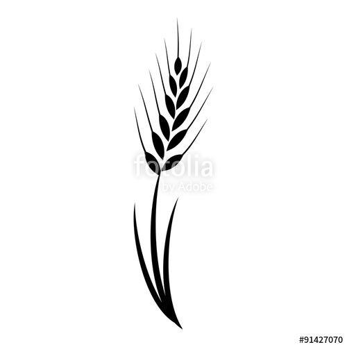 Black Grass Logo - Wheat grass green icon juice black. Logo, banner, frame for Stock
