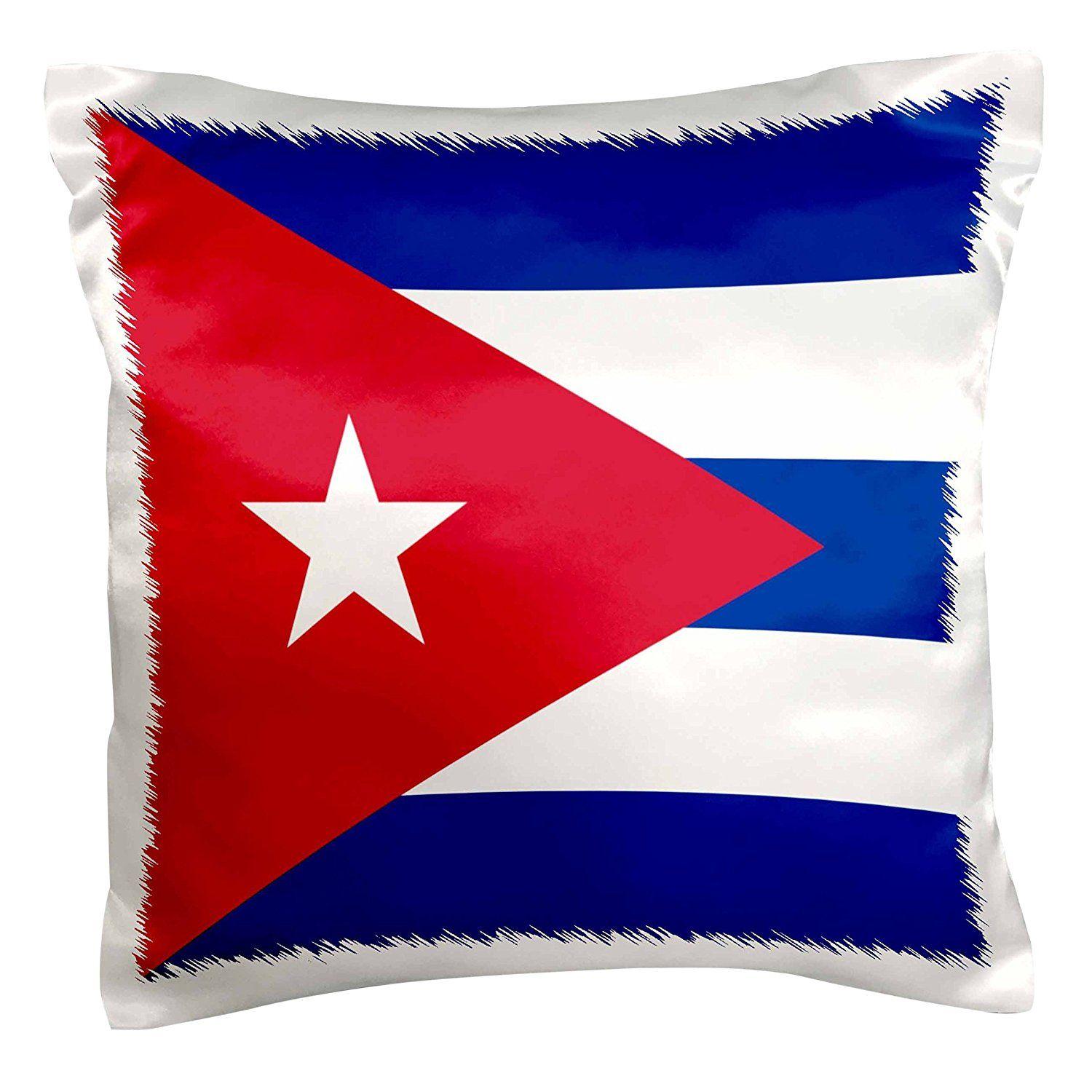 White Stripe with Red Triangle Logo - Buy 3dRose pc_158302_1 Flag Of Cuba Cuban Blue Stripes Red Triangle ...