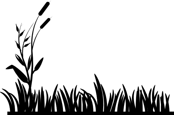 Black Grass Logo - Grass Black And White Clipart