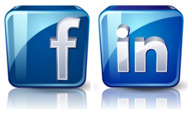 Facebook LinkedIn Logo - NEW: Log in with Facebook or LinkedIn