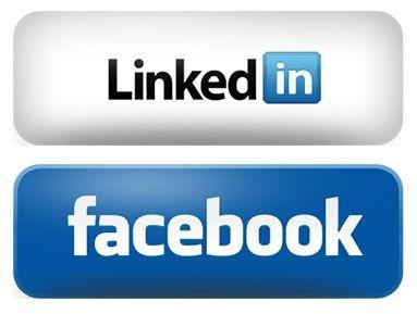 Facebook LinkedIn Logo - in 4 decision makers choose Facebook over LinkedIn and Twitter