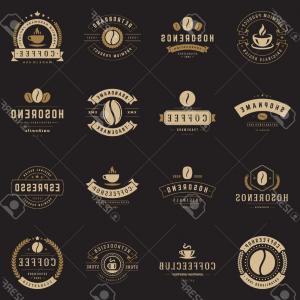Vintage Coffee Shop Logo - Photostock Vector Coffee Shop Logos Badges And Labels Design ...