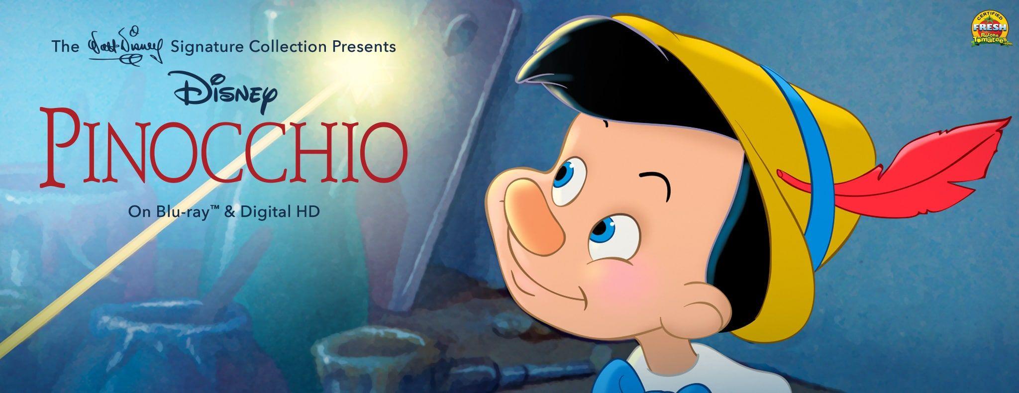 Pinocchio Walt Disney Presents Logo - Pinocchio
