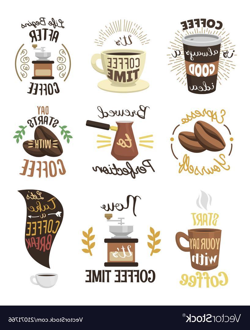 Vintage Coffee Shop Logo - Best Vintage Coffeeshop Logo Text Labels And Vector Library