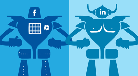 Facebook LinkedIn Logo - LinkedIn In Comparison To Twitter And Facebook For Business