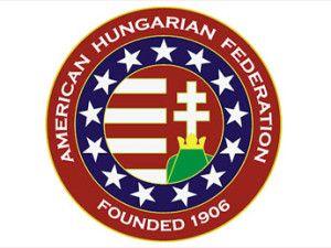 Organization in a Circle Stars Logo - The American Hungarian Federation - The Hungary Initiatives Foundation