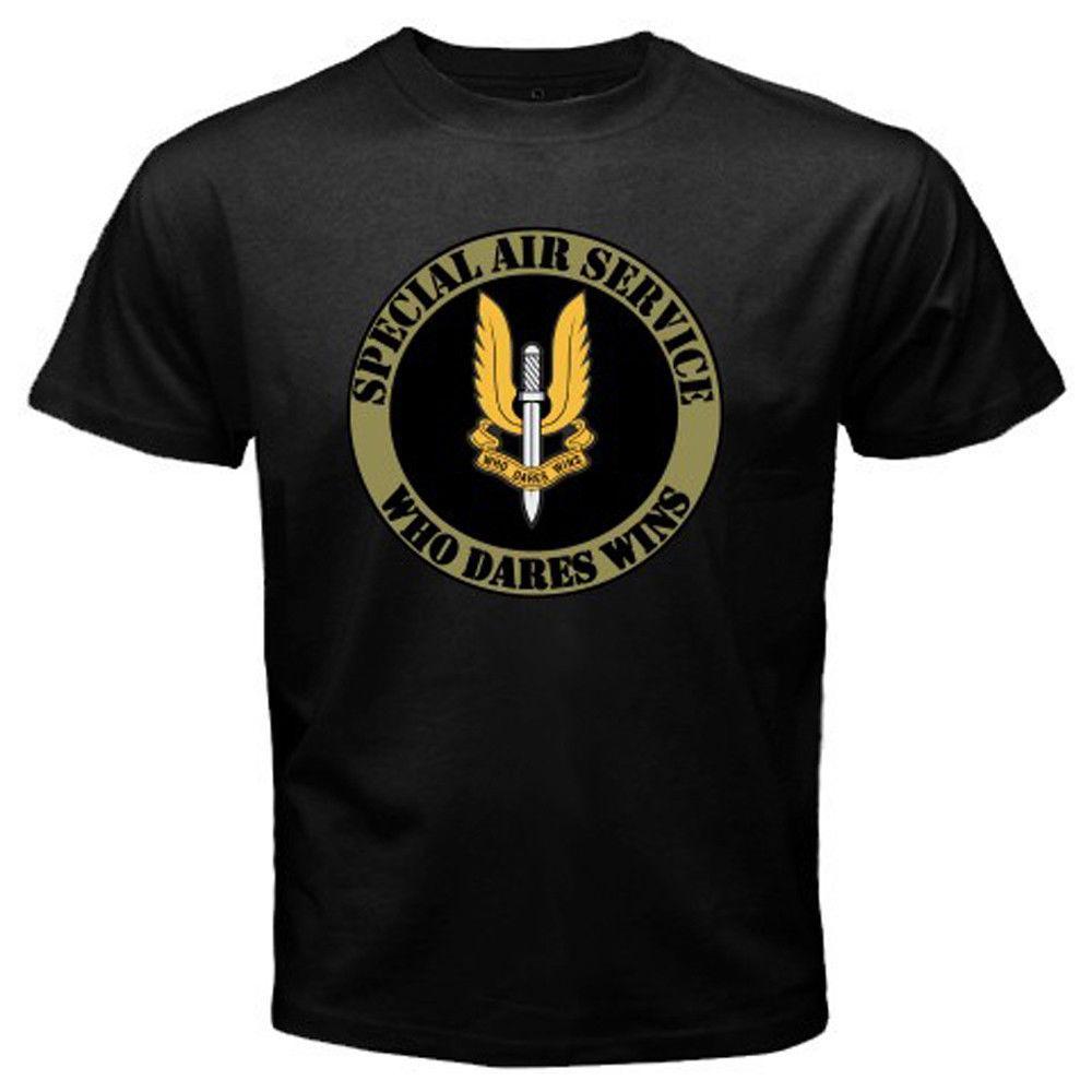 Special Air Service Logo - British SAS Special Air Service Logo Mens T Shirt Size S 3XL Cool
