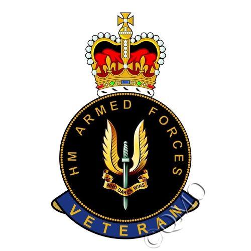 Special Air Service Logo - SAS Special Air Service HM Armed Forces Veterans Sticker