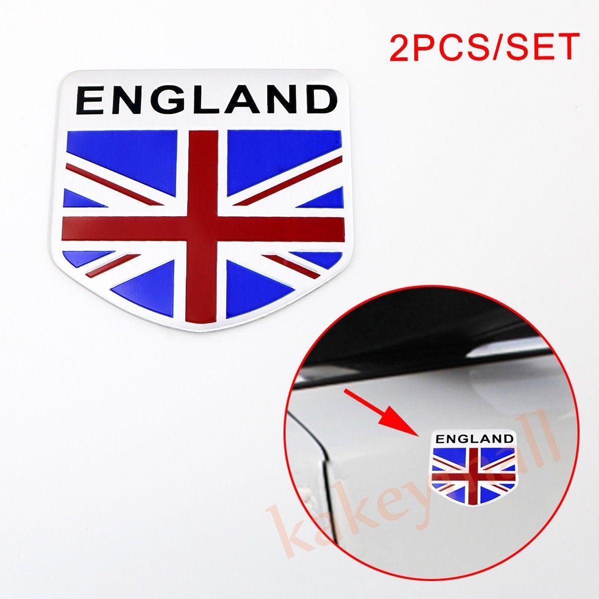 Flag Shield Logo - Shield Flag Of England Emblem Logo Car Badge Moulding Body Trim ...