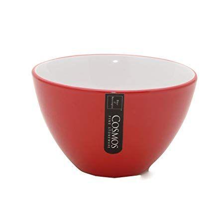 Red and White Bowl Logo - Price & Kensington Cosmos Rice Bowl, Red/White: Amazon.co.uk ...