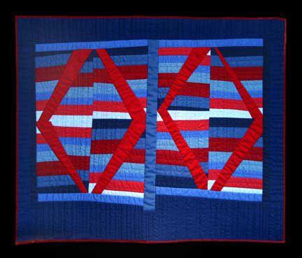 Two Red Diamonds Logo - The Quilt Art of Jeanie Wyant | For Sale | Two Red Diamonds