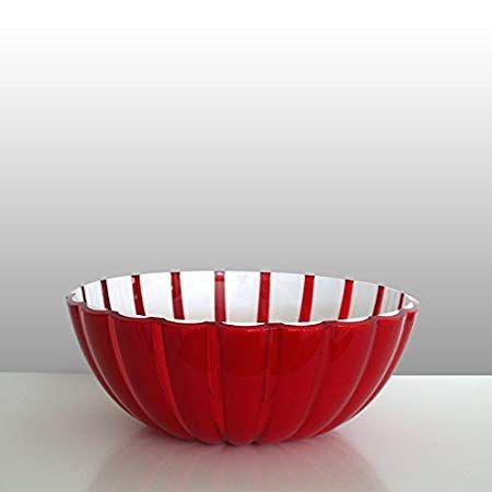 Red and White Bowl Logo - Guzzini bowl Grace Red-White, D 30 cm: Amazon.co.uk: Kitchen & Home
