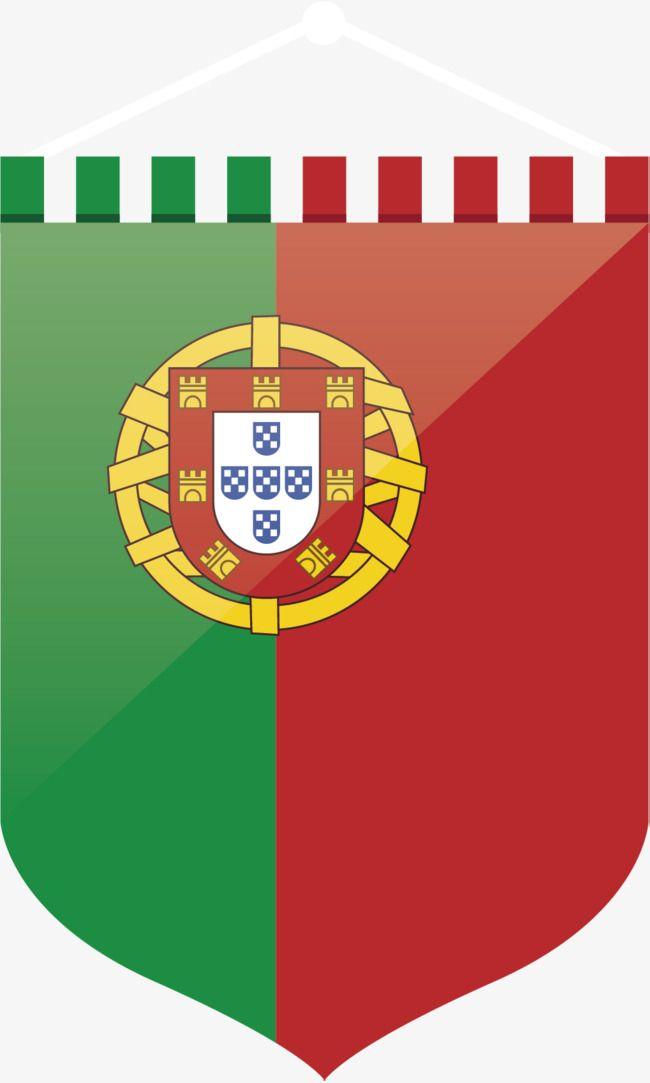 Flag Shield Logo - The Portuguese Flag On The Shield, Shield, Flag, Portugal PNG and ...
