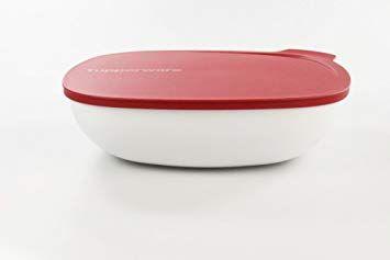 Red and White Bowl Logo - Tupperware Allegra 2.5 Litre Red White Bowl Cup Serving Serving Bowl ...