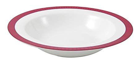 Red and White Bowl Logo - Aynsley 27 cm Madison Rimmed Bowl, Red/White: Amazon.co.uk: Kitchen ...